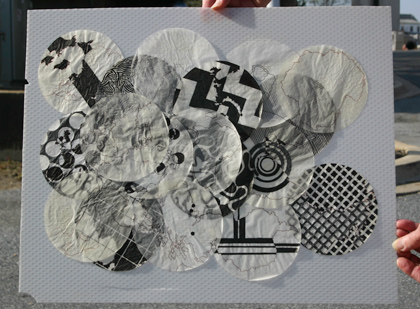Ruth Bowler's artwork titled "Overlap"